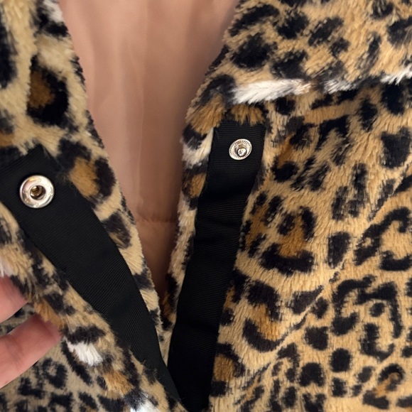 Cat & Jack Leopard Print Kids Coat - Picture 3 of 4